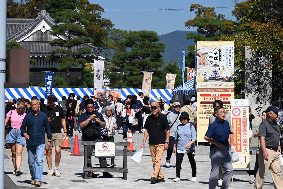 松本城そば祭り出店レポート！3日間で1,200枚販売しました(*_*)
